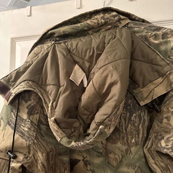 Vintage 10X Gore-Tex Rainwear Men's Hunting Coveralls W/hood Camo USA Realtree M - Picture 9 of 16